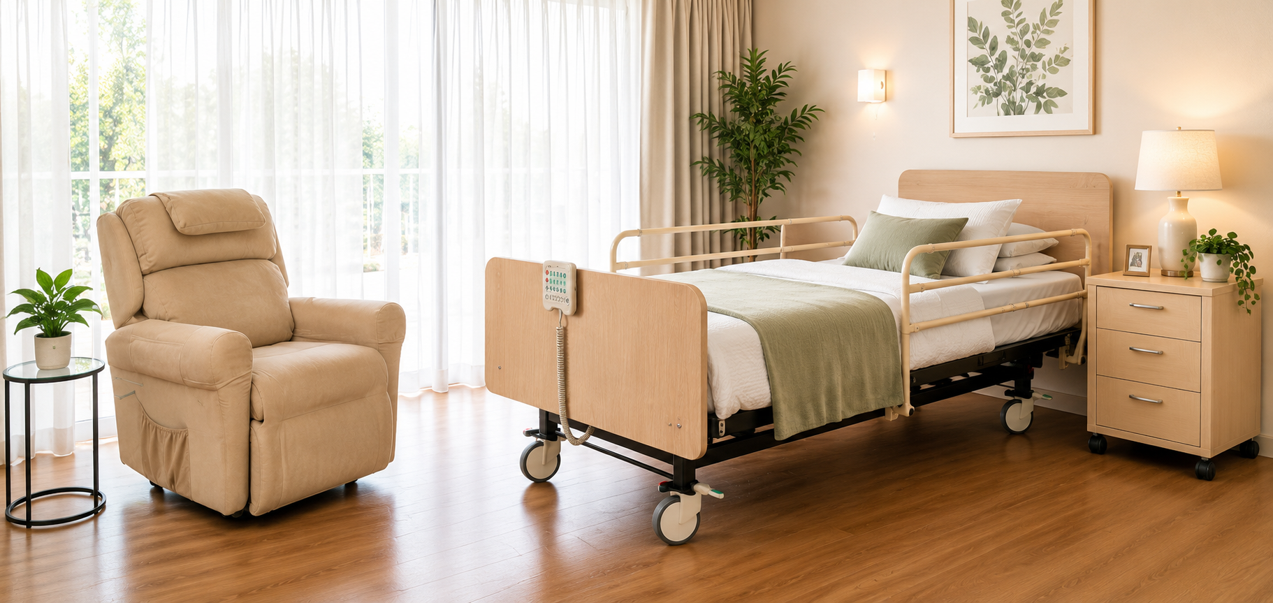 Choosing Electric Beds for Residential Aged Care: A Room-by-Room Guide